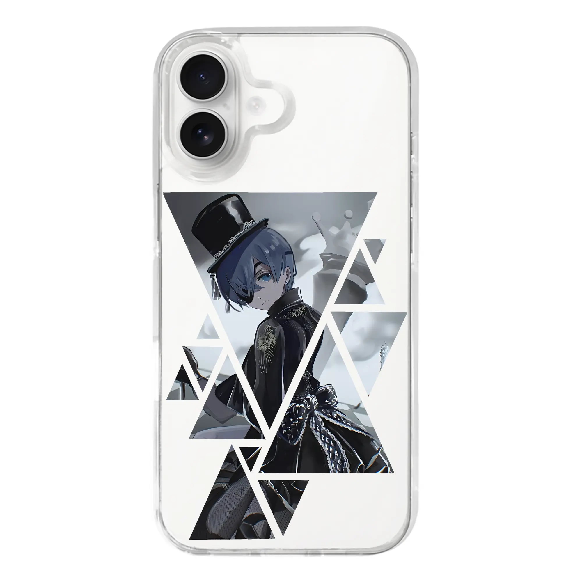 黒執事 グッズ,シエル・ファントムハイヴ - iPhone 17シリーズ 透明スマホケース – 薄型・耐衝撃・精密フィット保護カバー